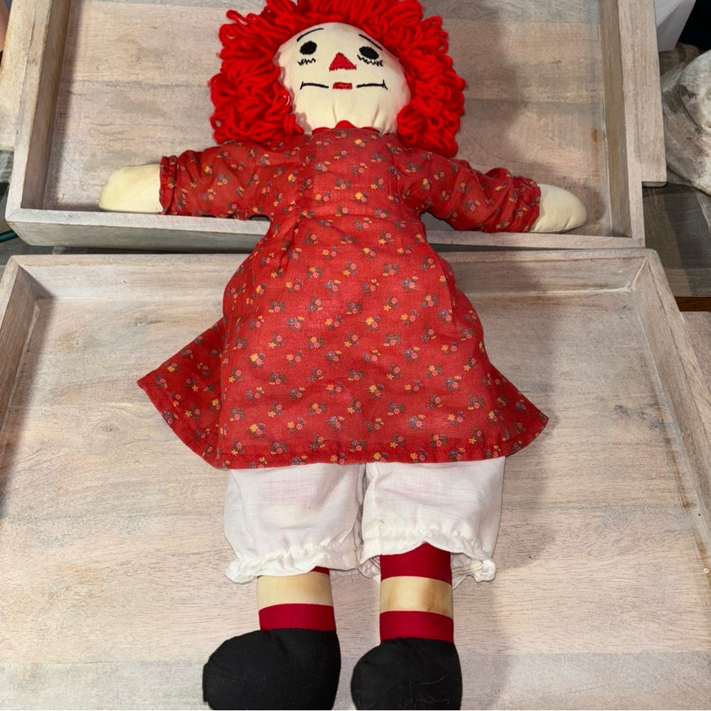 21 inches vintage raggedy Ann doll